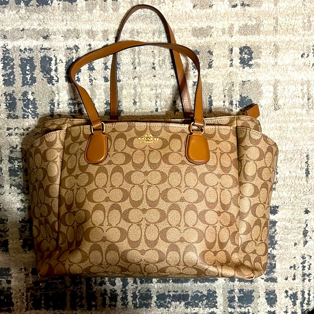 Coach Signature Baby Bag